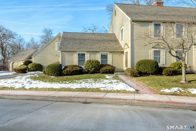 a view of a house with a garden