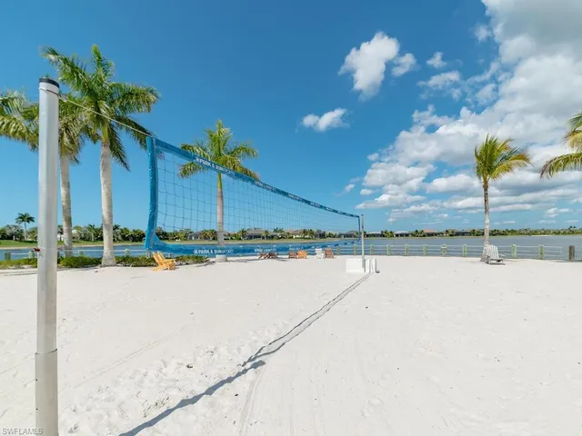 a view of a lake with house