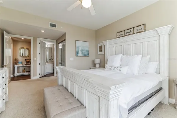 a bathroom with a tub and shower
