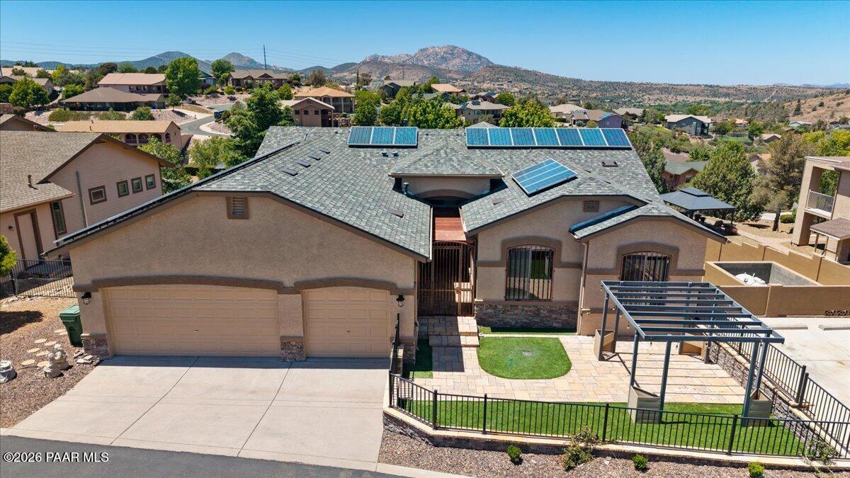 195 Juniper Ridge Drive Prescott, AZ 86301 - Photo 37 of 41 Aerial View Front