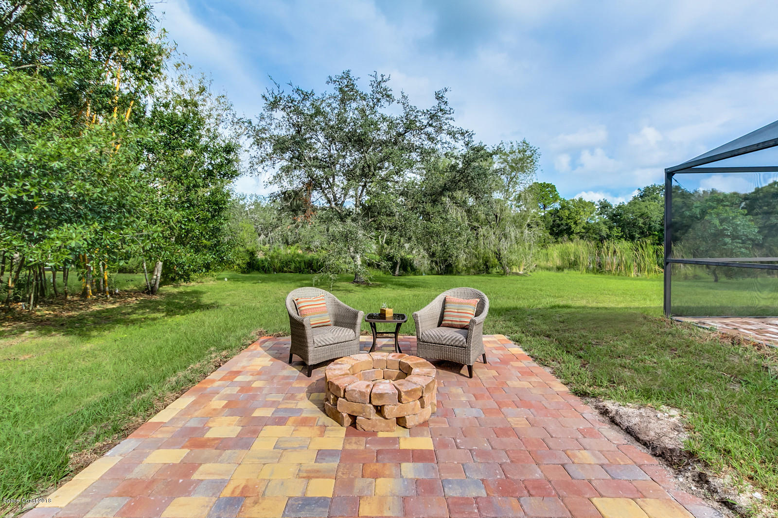 4300 Country Road Melbourne, FL 32934 - Photo 30 of 46 Brand New Installed Fire Pit and Pavers