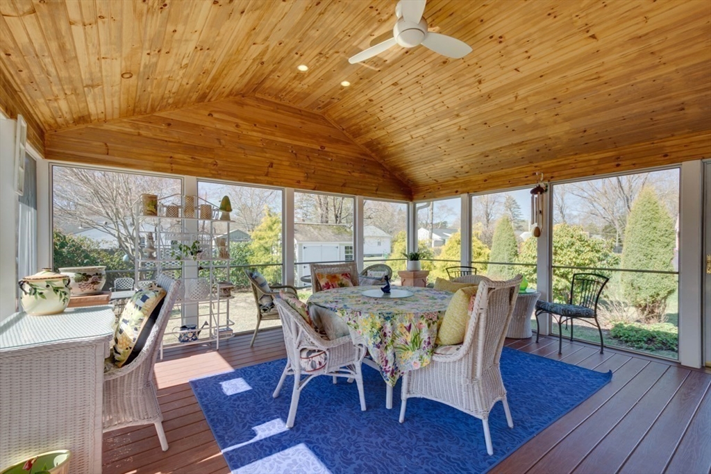 4 Worcester Road Sharon, MA 02067 - Photo 18 of 25 a view of a dining room with furniture window and wooden floor