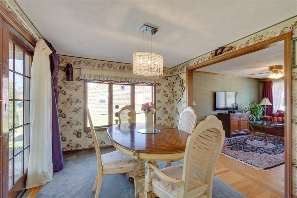 4 Worcester Road Sharon, MA 02067 - Photo 8 of 25 a view of a dining room with furniture window and wooden floor