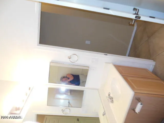 a close view of utility room