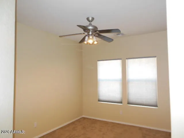 a window in an empty room