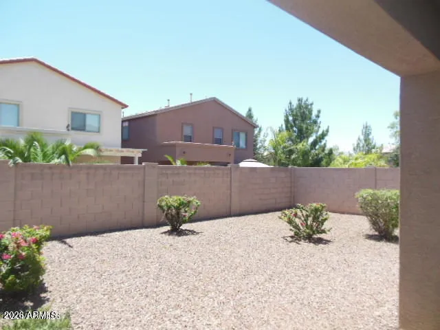a house view with a outdoor space