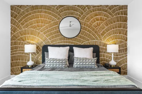 a view of wooden floor