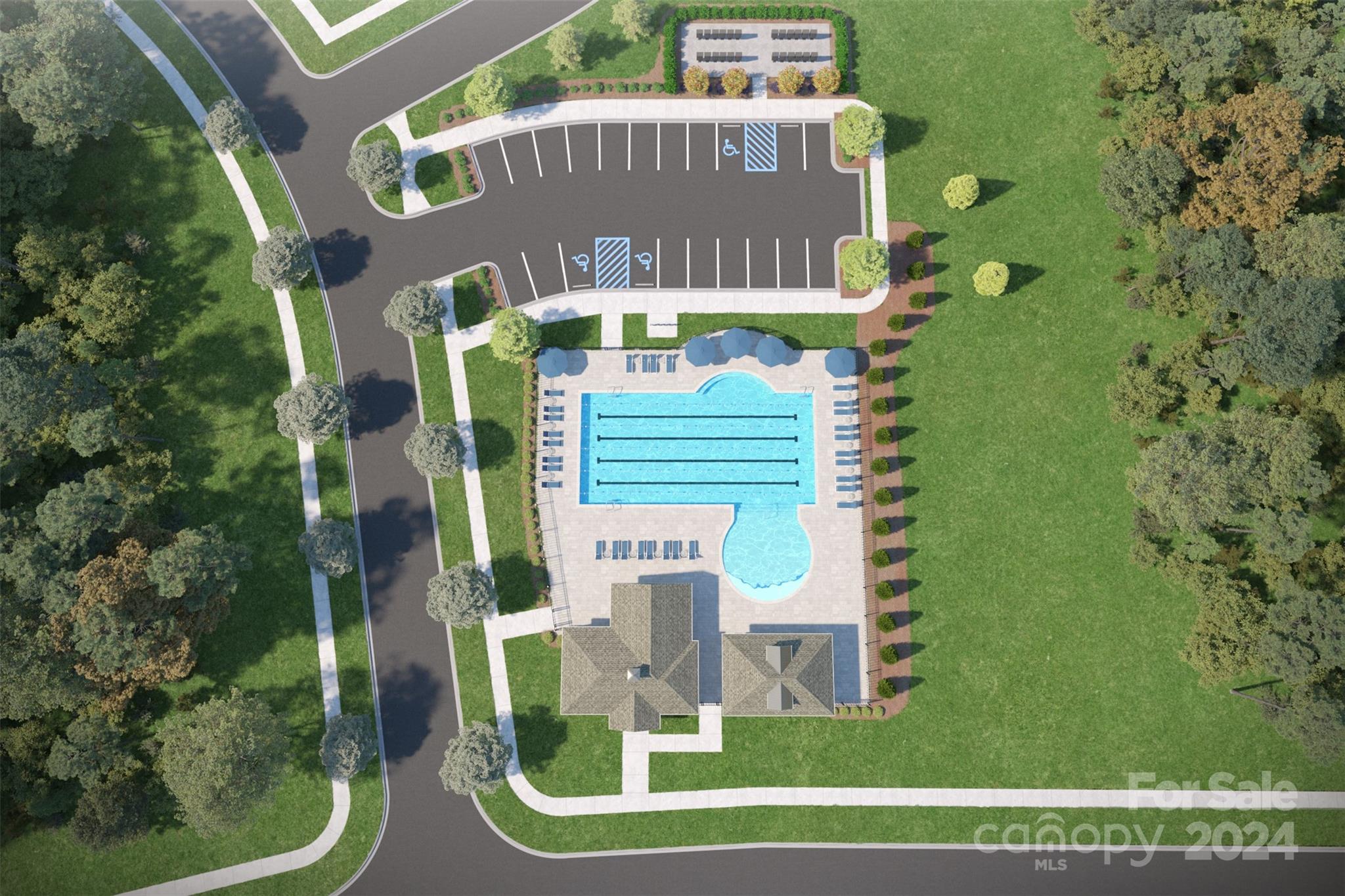 2568 Blue Sky Mdws Drive Monroe, NC 28110 - Photo 24 of 28 a view of a wooden wall with a sign board