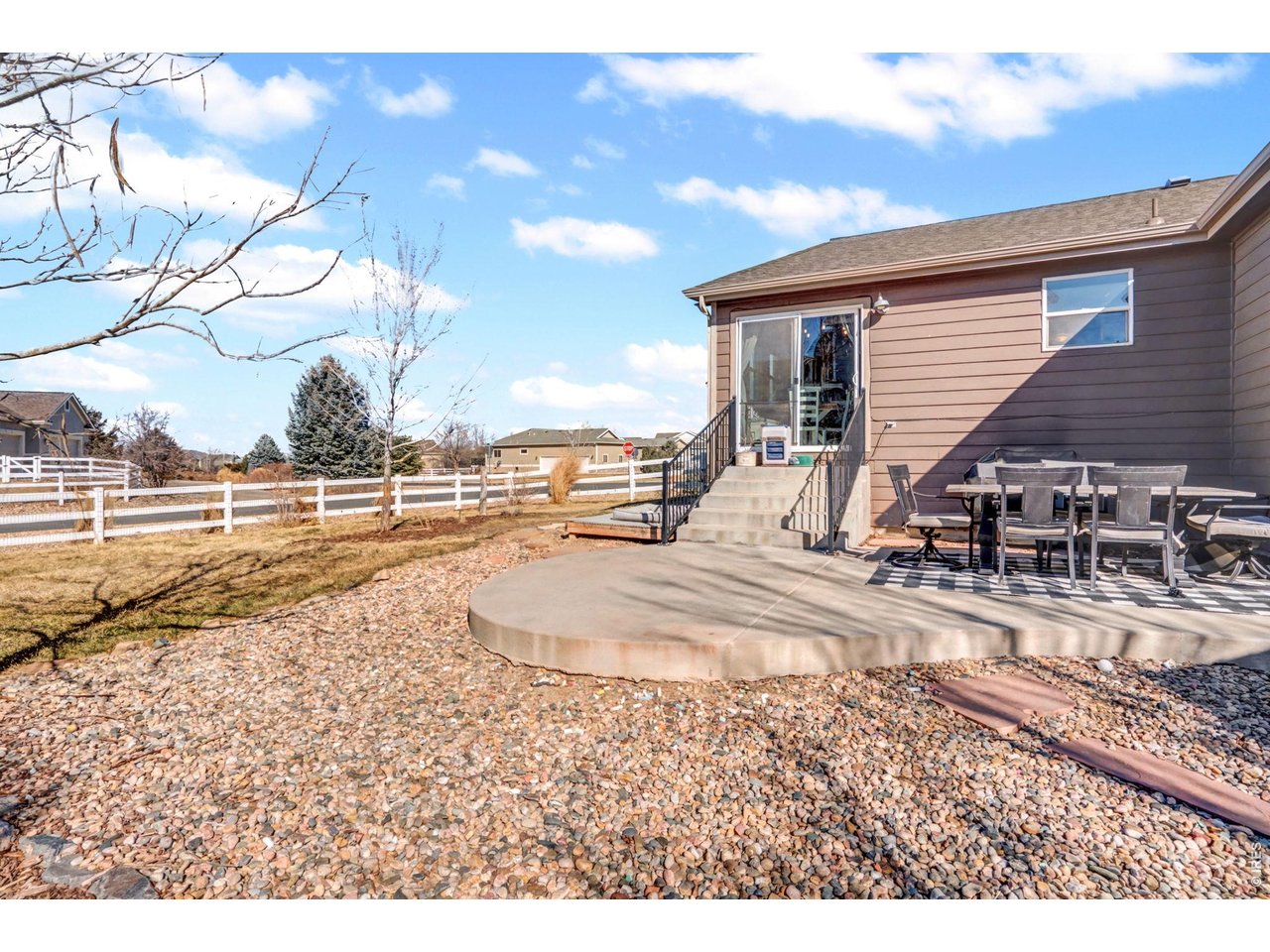 1313 Park Ridge Drive Severance, CO 80615 - Photo 33 of 43 Backyard patio area