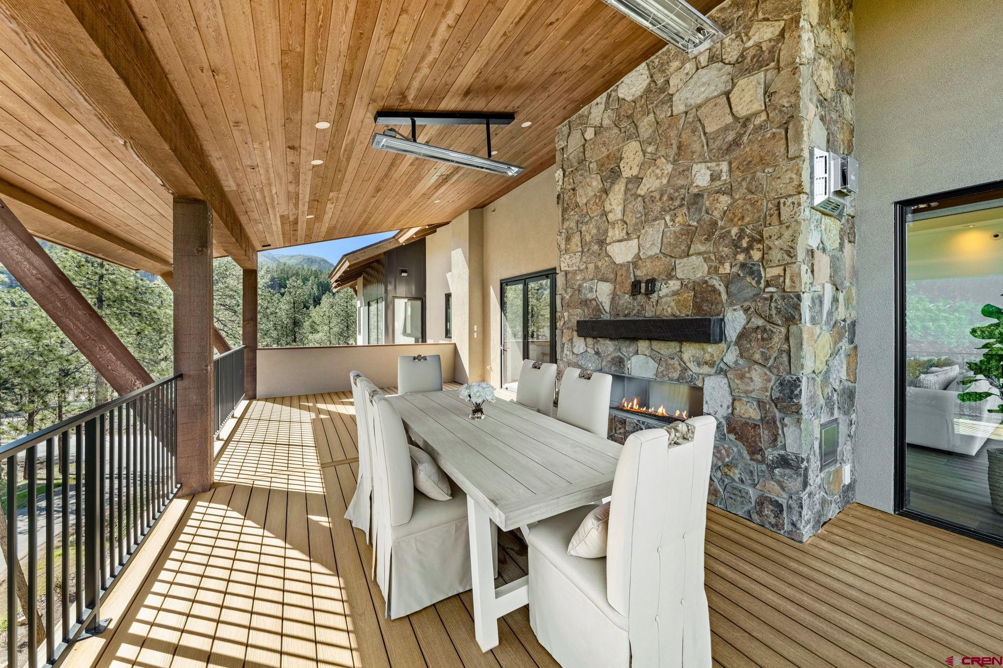 136 Outlaw Drive, Unit 3B Durango, CO 81301 - Photo 18 of 45 a view of a patio with wooden floor