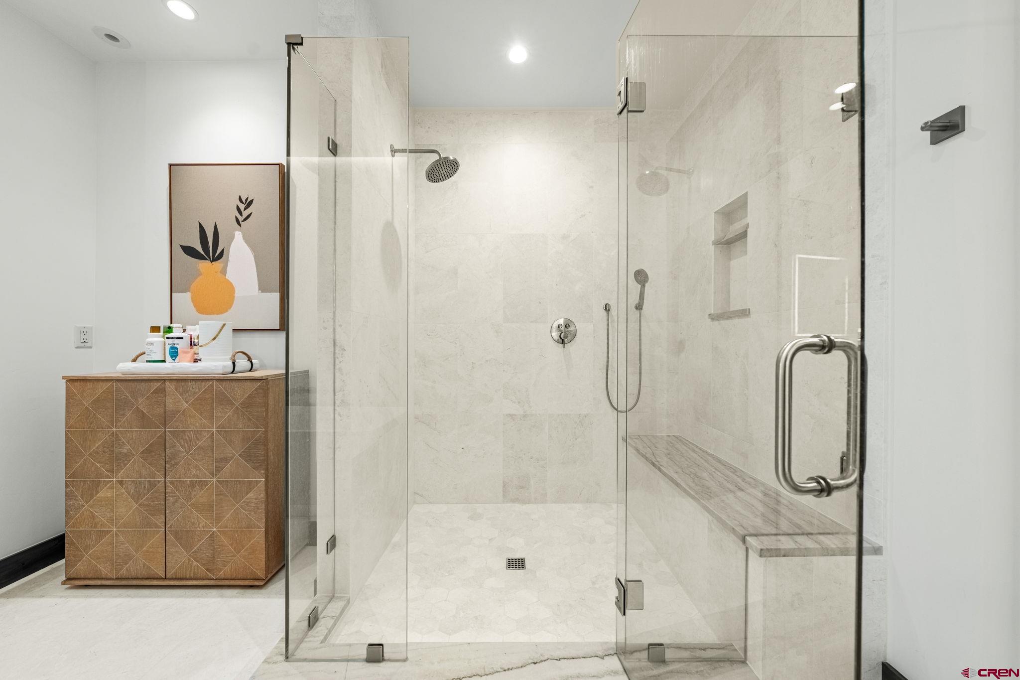 136 Outlaw Drive, Unit 3B Durango, CO 81301 - Photo 33 of 45 a bathroom with a shower