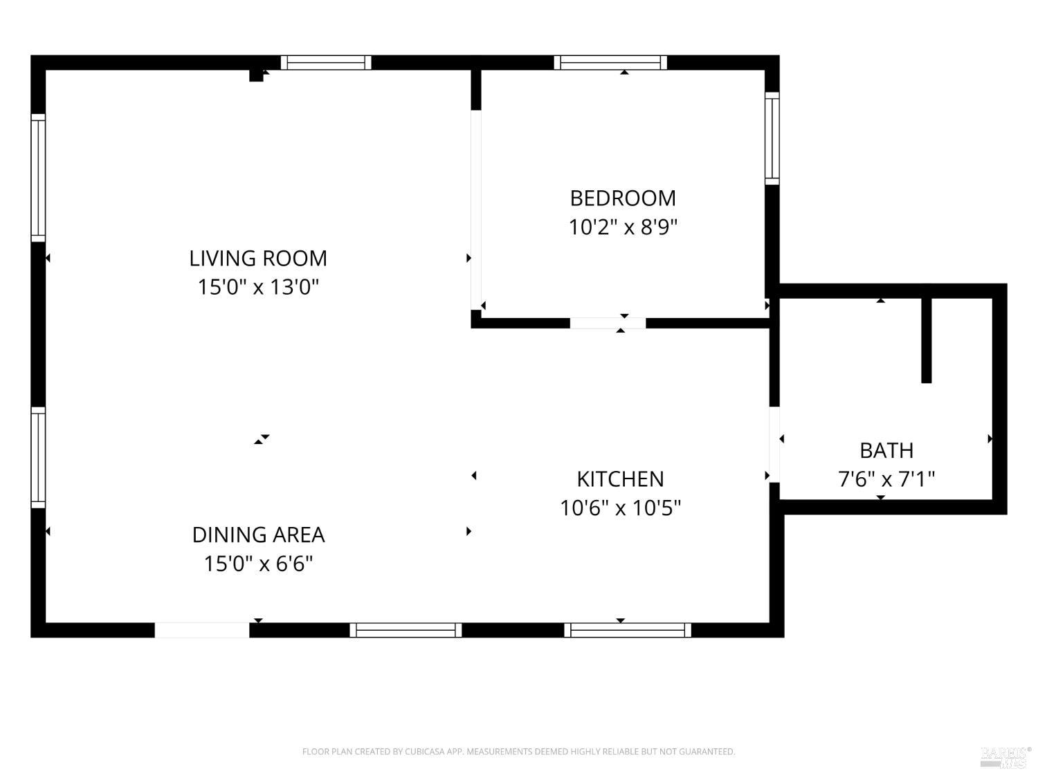 9079 Middle Terrace Monte Rio, CA 95462 - Photo 47 of 48 Lower home floor plan
