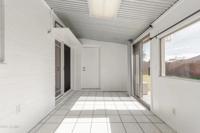 a view of car garage