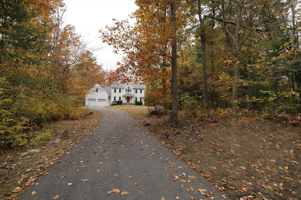 375 Webster Street Hanover, MA 02339 - Photo 2 of 24 a view of dirt yard with a large tree