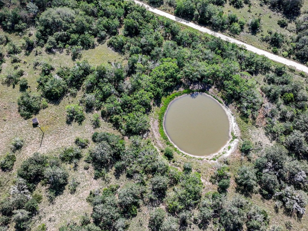 502 Robertson Road Smiley, TX 78159 - Photo 24 of 27 an aerial view of a house with a yard and trees
