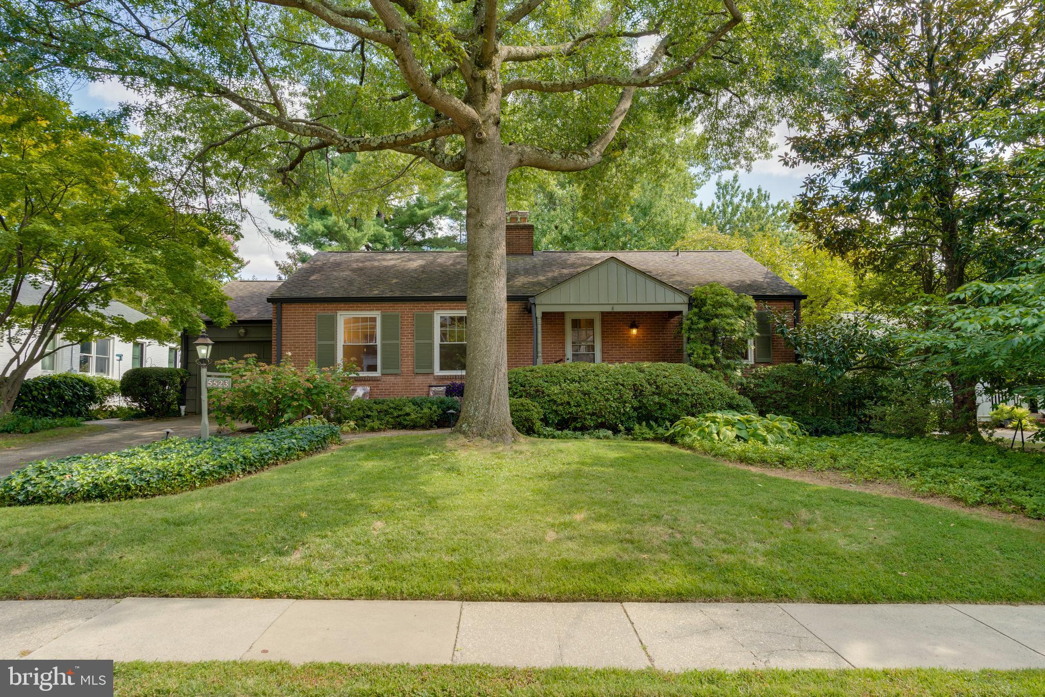 5523 Trent Street Chevy Chase, MD 20815 - Photo 34 of 42 Exterior Front / Property with Sidewalk