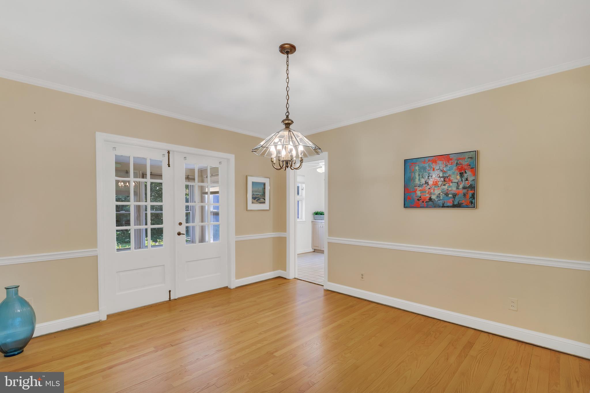 5523 Trent Street Chevy Chase, MD 20815 - Photo 7 of 42 French Doors to the Sunroom