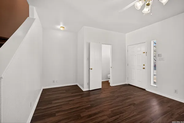 wooden floor in an empty room