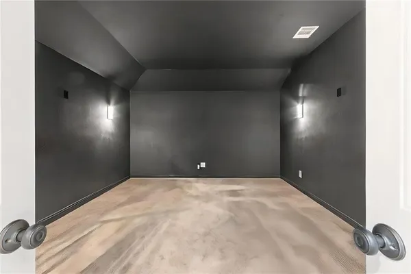 a view of empty room