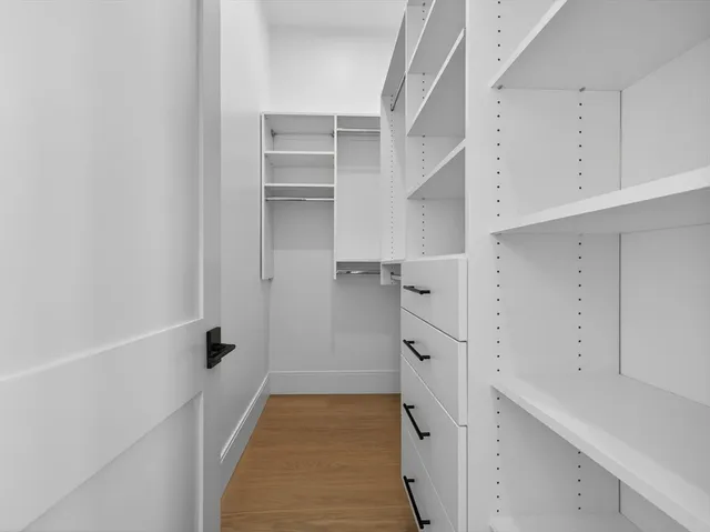 a view of walk in closet
