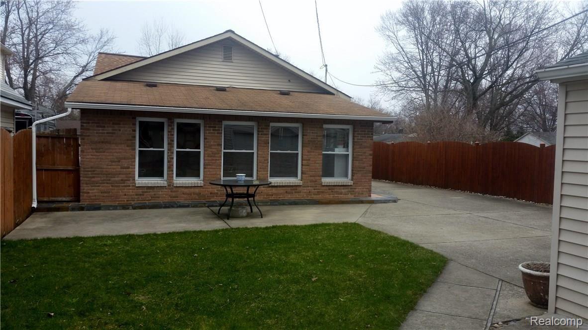 26627 Rialto Street Madison Heights, MI 48071 - Photo 2 of 21 Back of House showing the Family Room Addition and Patio.