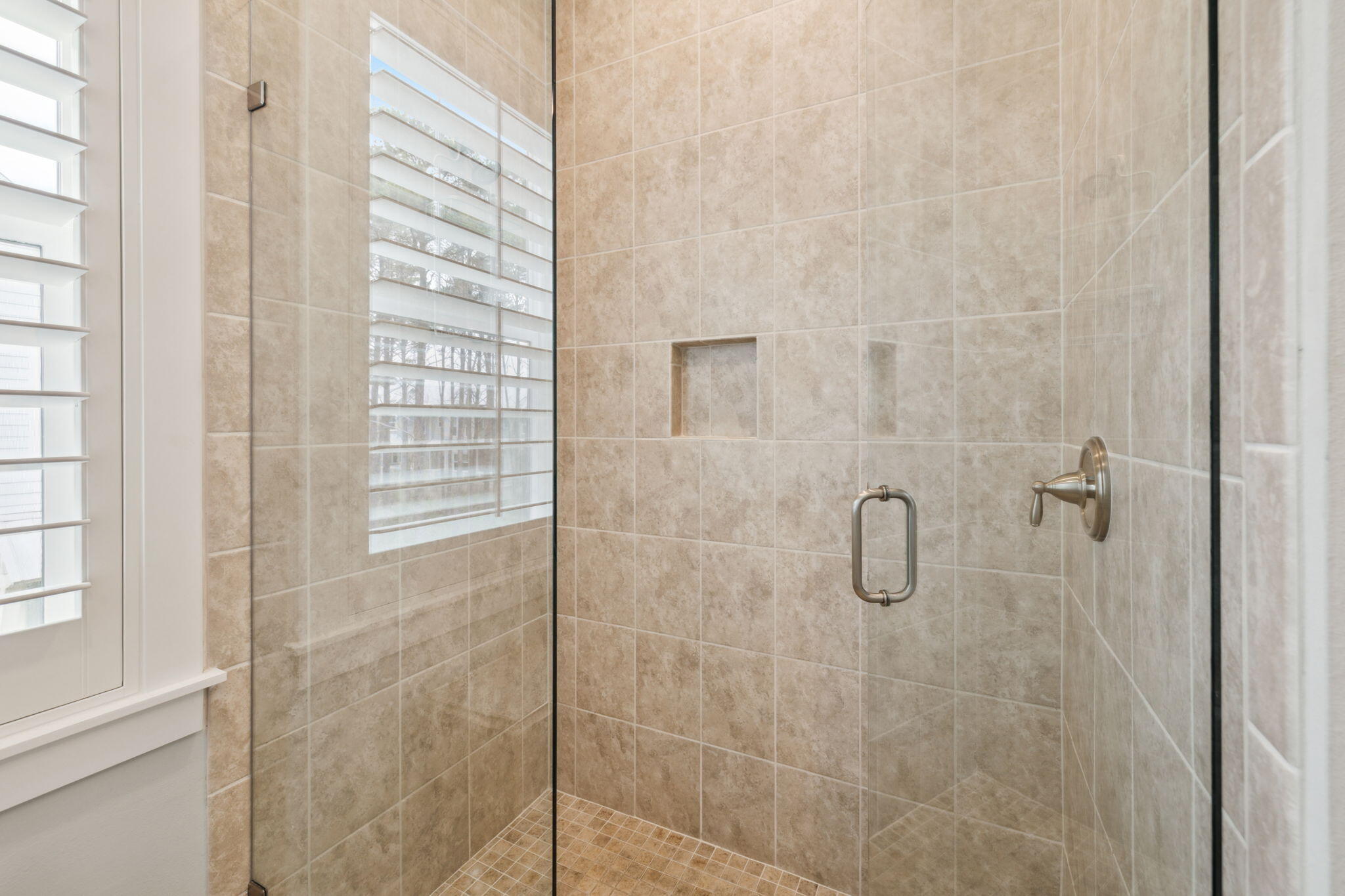 25 Pine Lands Loop East, Unit B Inlet Beach, FL 32461 - Photo 18 of 37 a bathroom with a shower