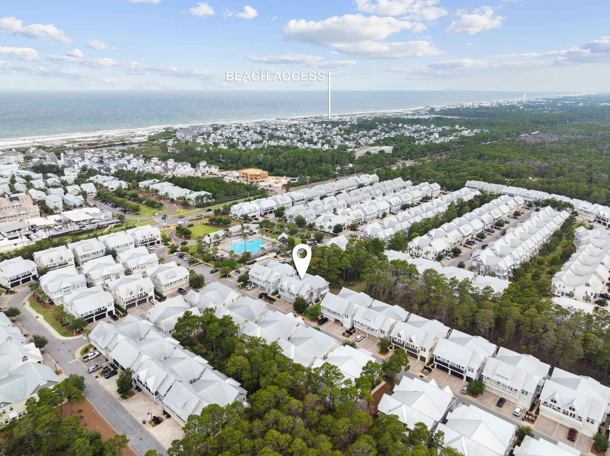 25 Pine Lands Loop East, Unit B Inlet Beach, FL 32461 - Photo 34 of 37 an aerial view of a city