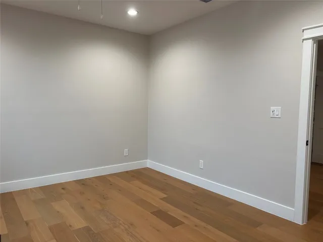 wooden floor in an empty room
