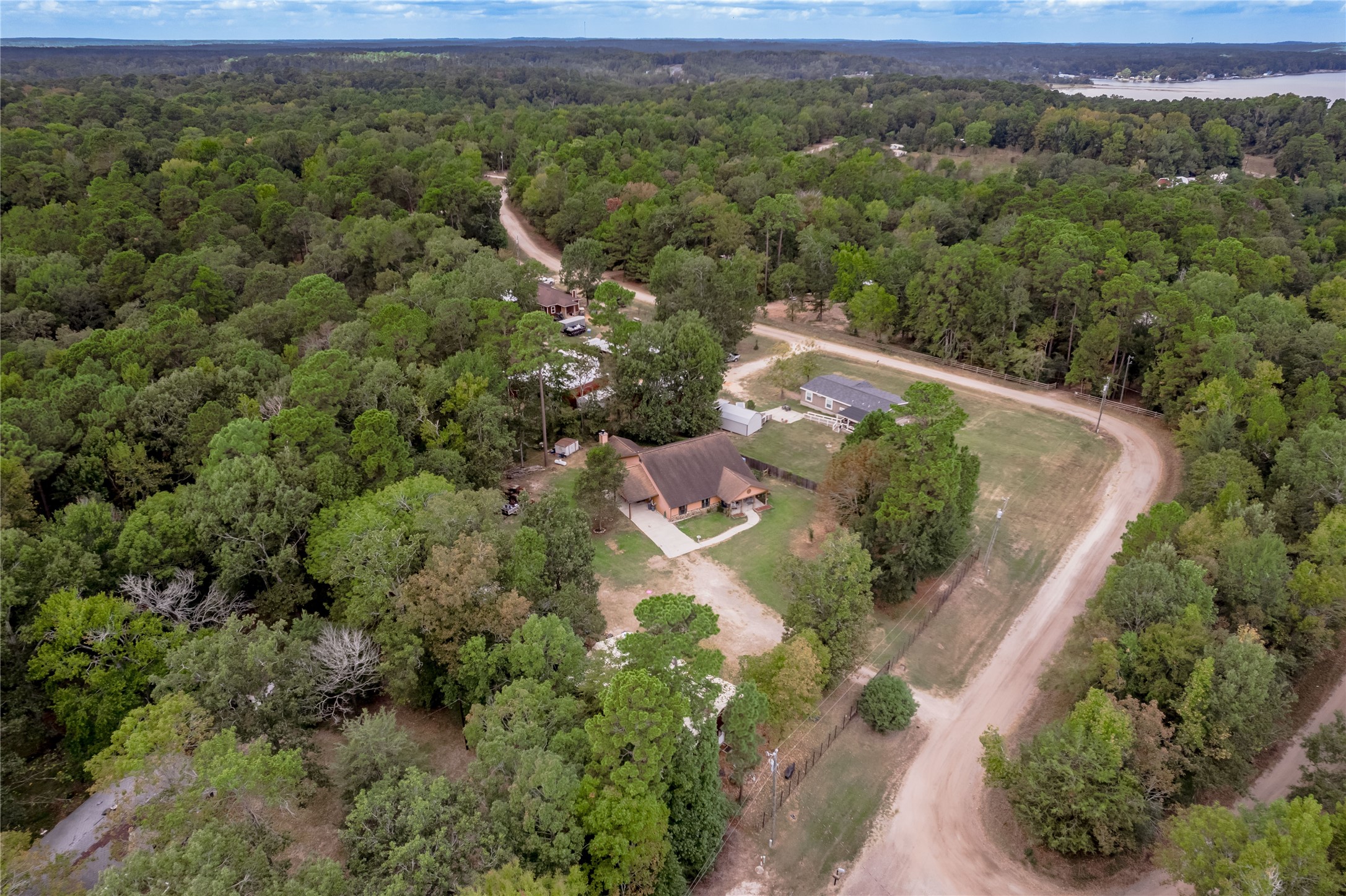 47-57 Stage Coach Road Coldspring, TX 77331 - Photo 50 of 50 an aerial view of a house with a yard