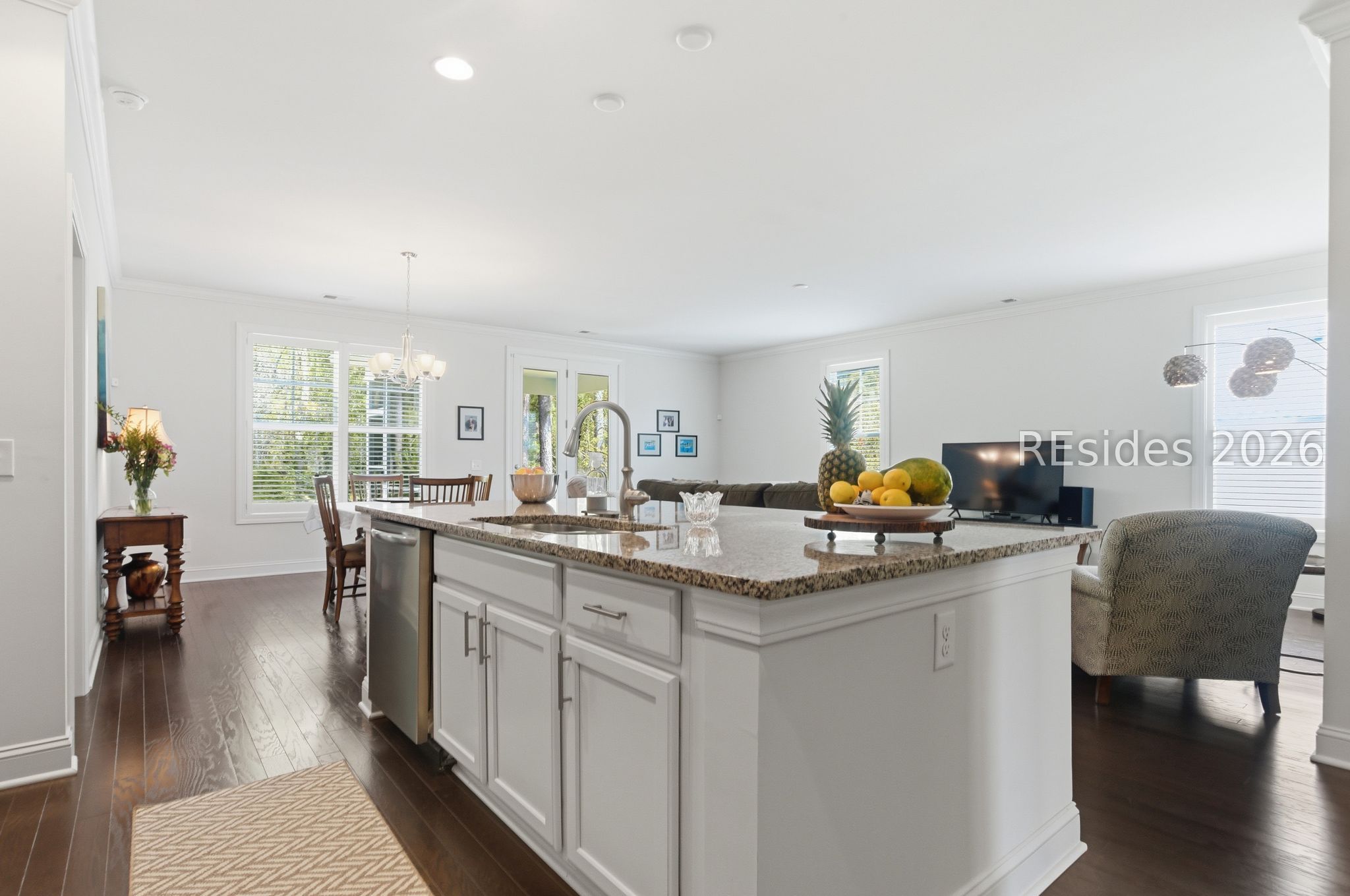 246 Lombards Mill Lane Bluffton, SC 29909 - Photo 11 of 33 Stunning kitchen with large breakfast bar.