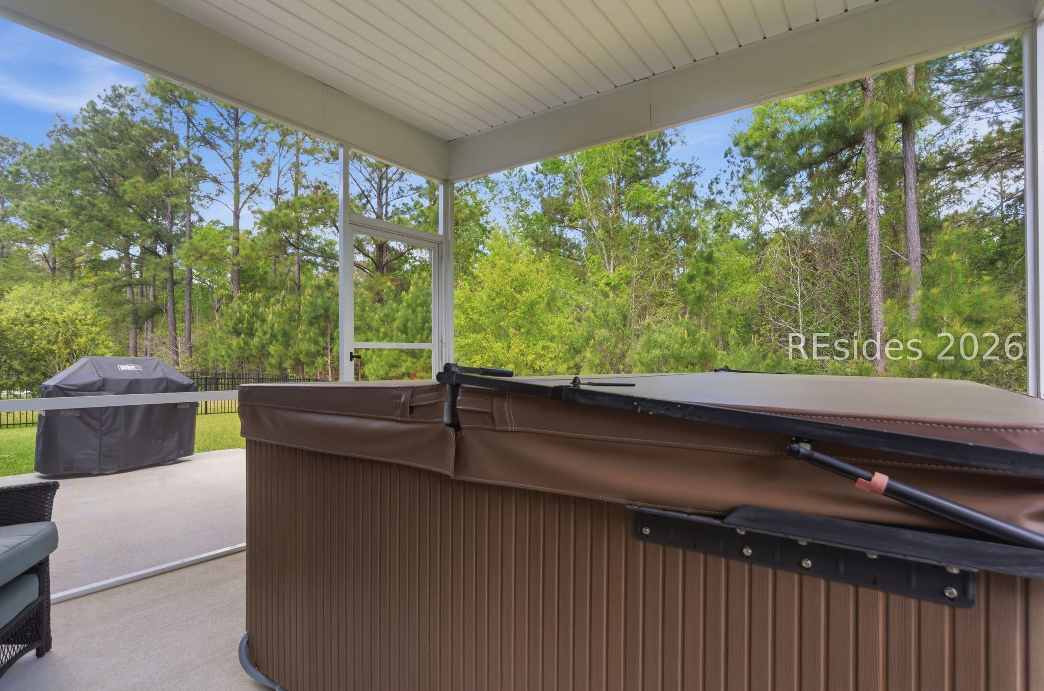 246 Lombards Mill Lane Bluffton, SC 29909 - Photo 27 of 33 Screened porch. Hot tub negotiable.