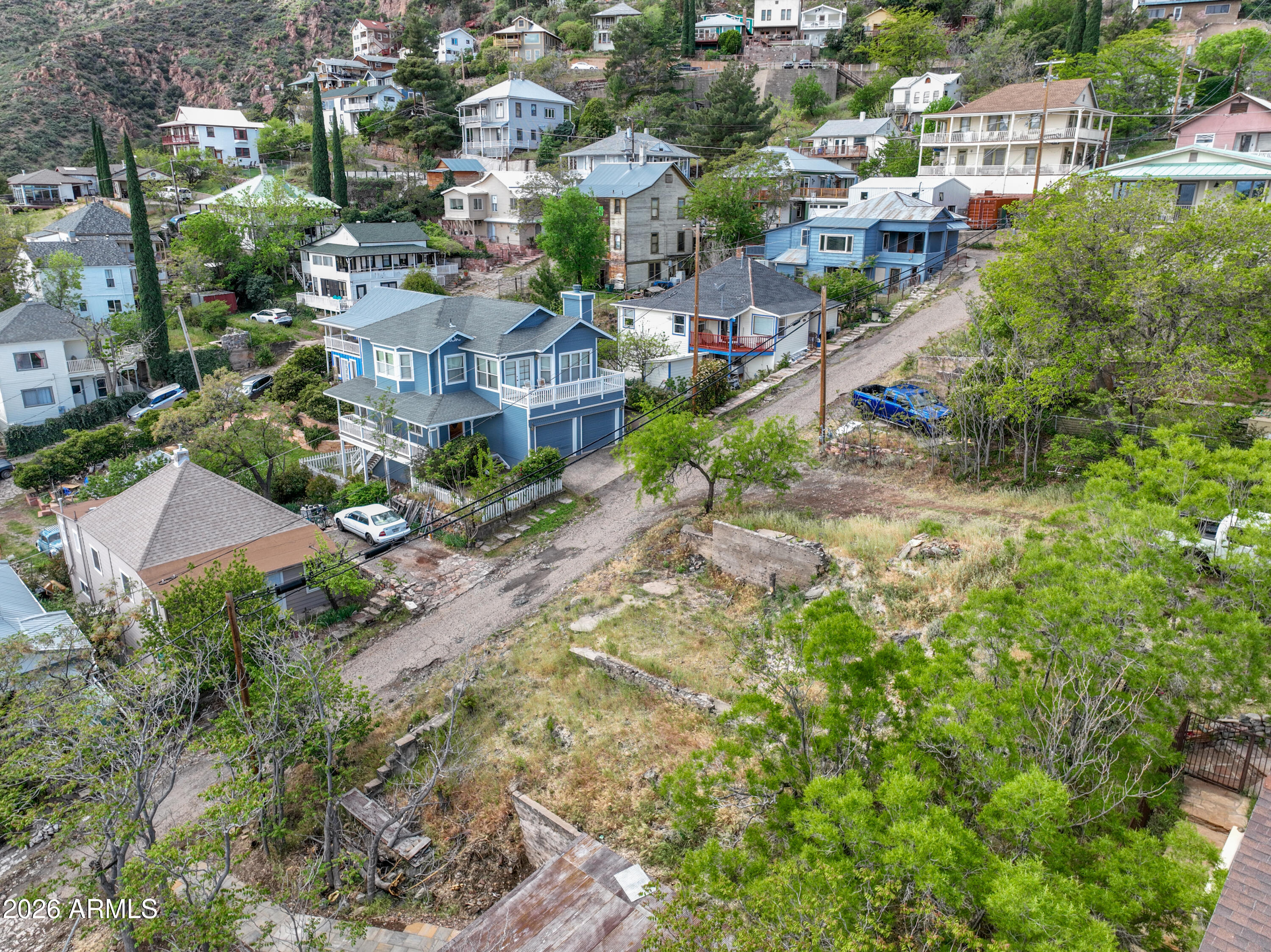 - 3rd Street Jerome, AZ 86331 - Photo 11 of 13 an aerial view of residential houses with city view