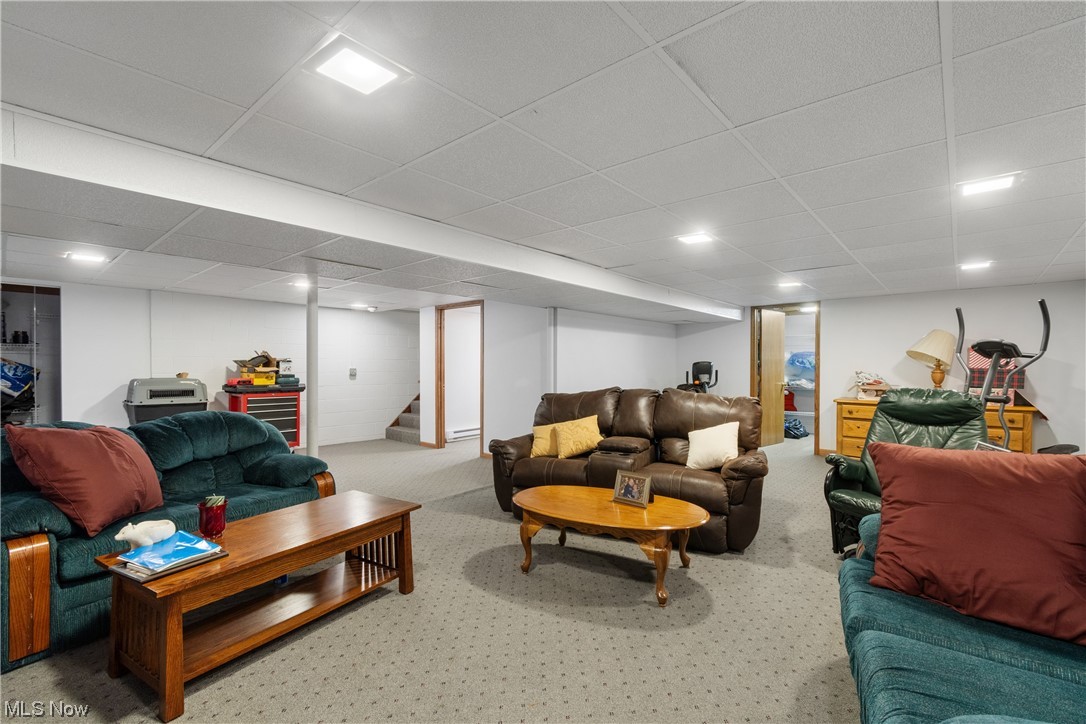 8366 Turquoise Avenue Northeast Canton, OH 44721 - Photo 19 of 26 Large family room/recreation room in the full basement.