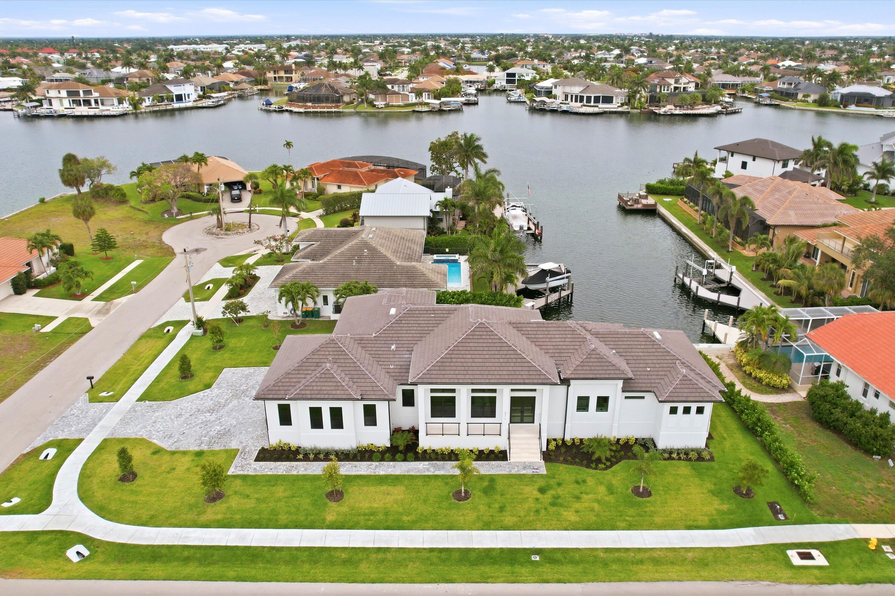 211 Landmark Street Marco Island, FL 34145 - Photo 76 of 85 76-Aerial Photo 003