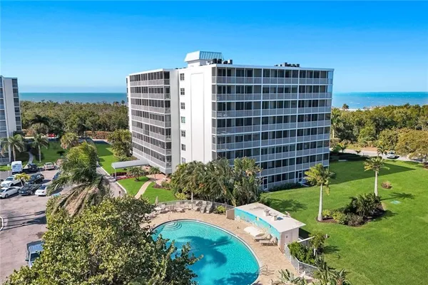 a view of a city with tall buildings