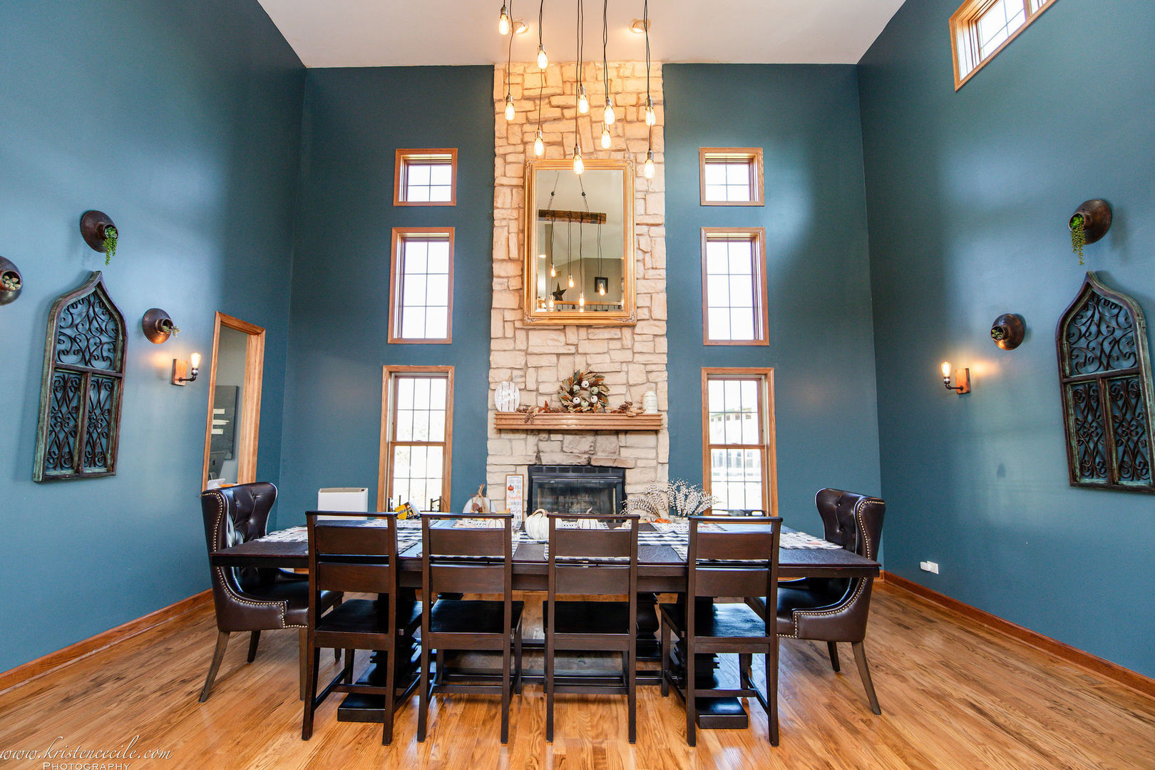 27243 South 88th Avenue Monee, IL 60449 - Photo 16 of 59 a view of a dining room with furniture and chandelier
