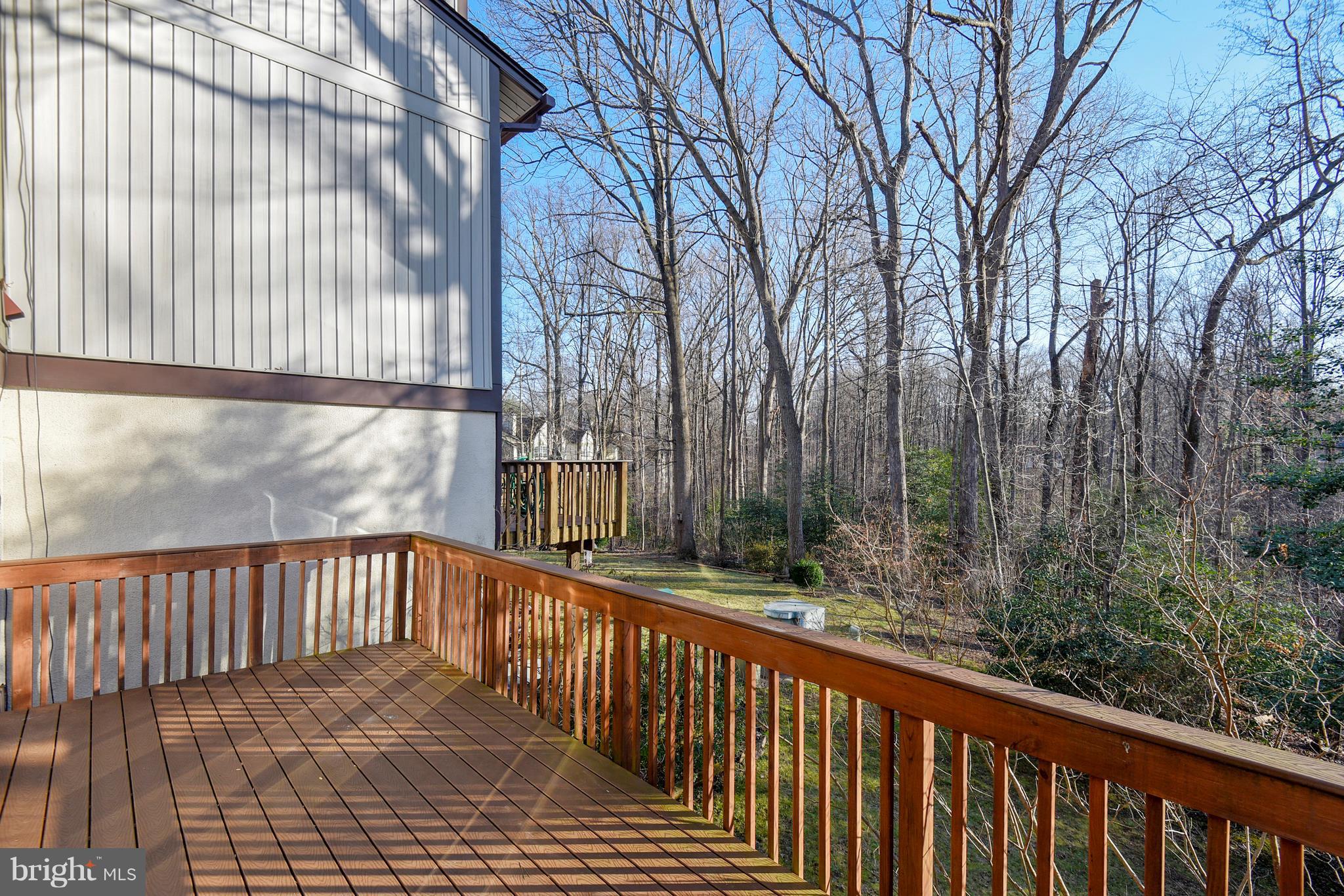 2274 Wheelwright Court Reston, VA 20191 - Photo 3 of 32 Wooded view from deck (nothing but woods)
