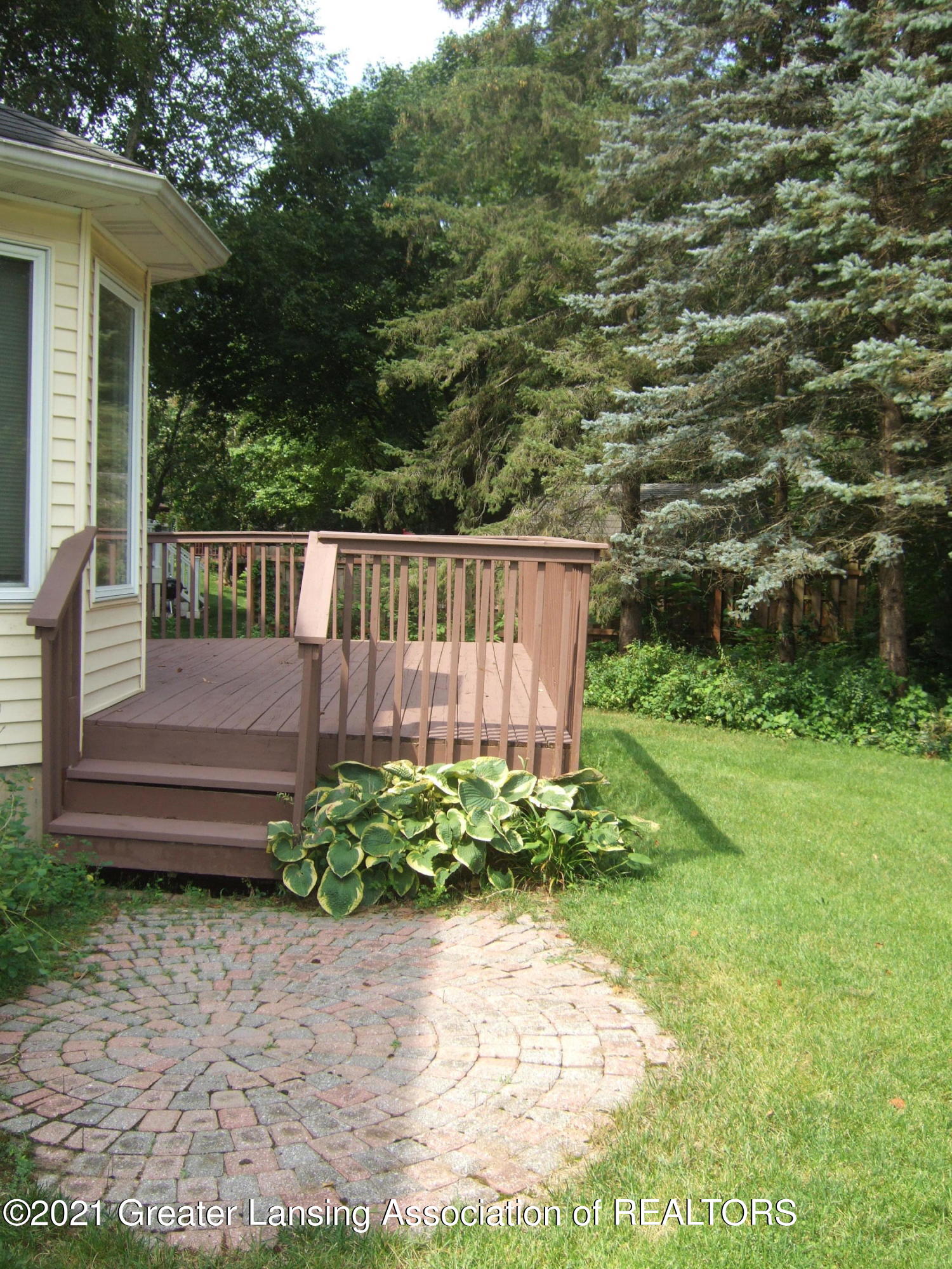47 East Newman Road Williamston, MI 48895 - Photo 32 of 51 Deck and Patio on Rear of Home