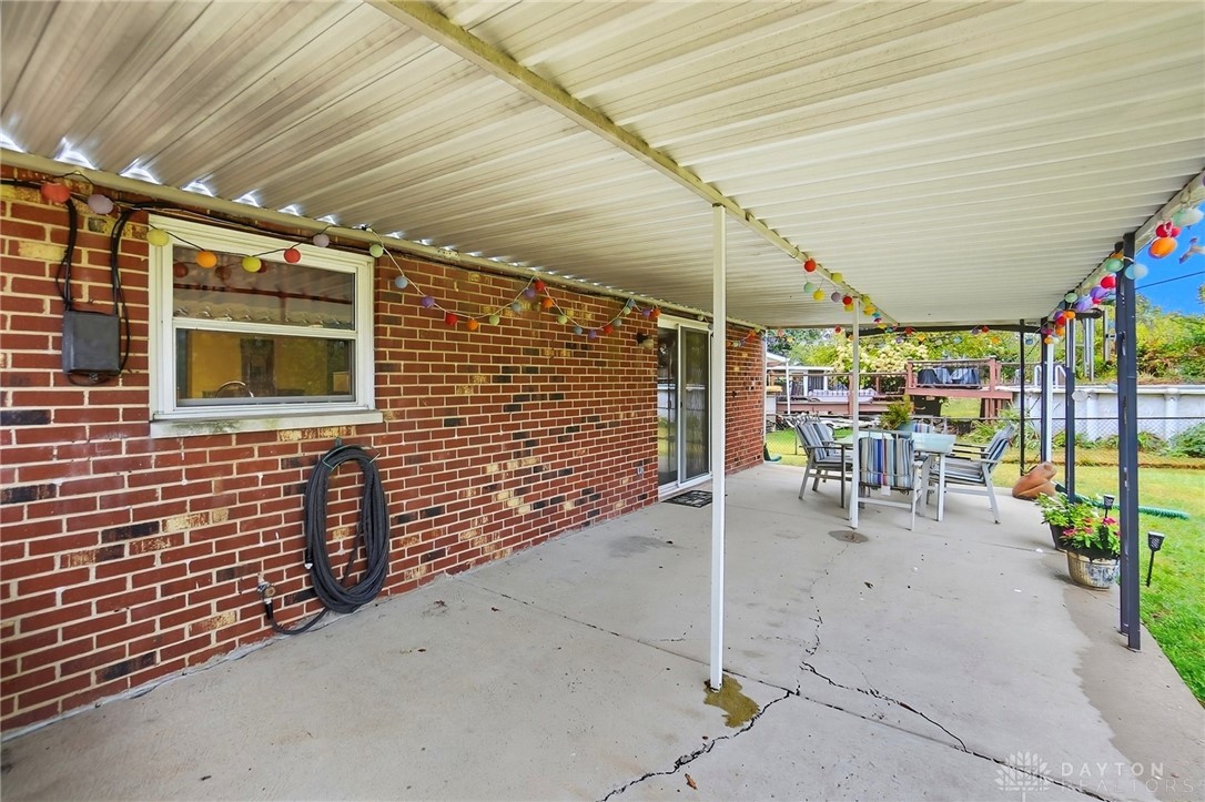 6447 Highbury Road Huber Heights, OH 45424 - Photo 30 of 33 Covered Patio!