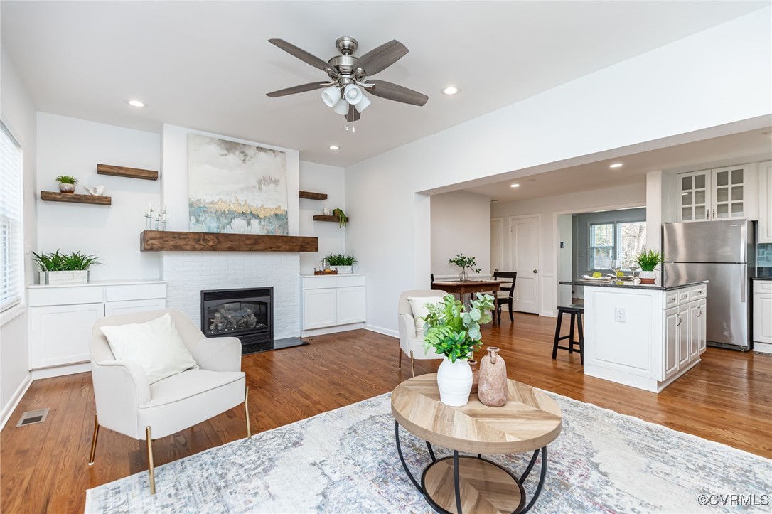 1021 Orchard Road Richmond, VA 23226 - Photo 10 of 22 Family Room addition with gas fireplace