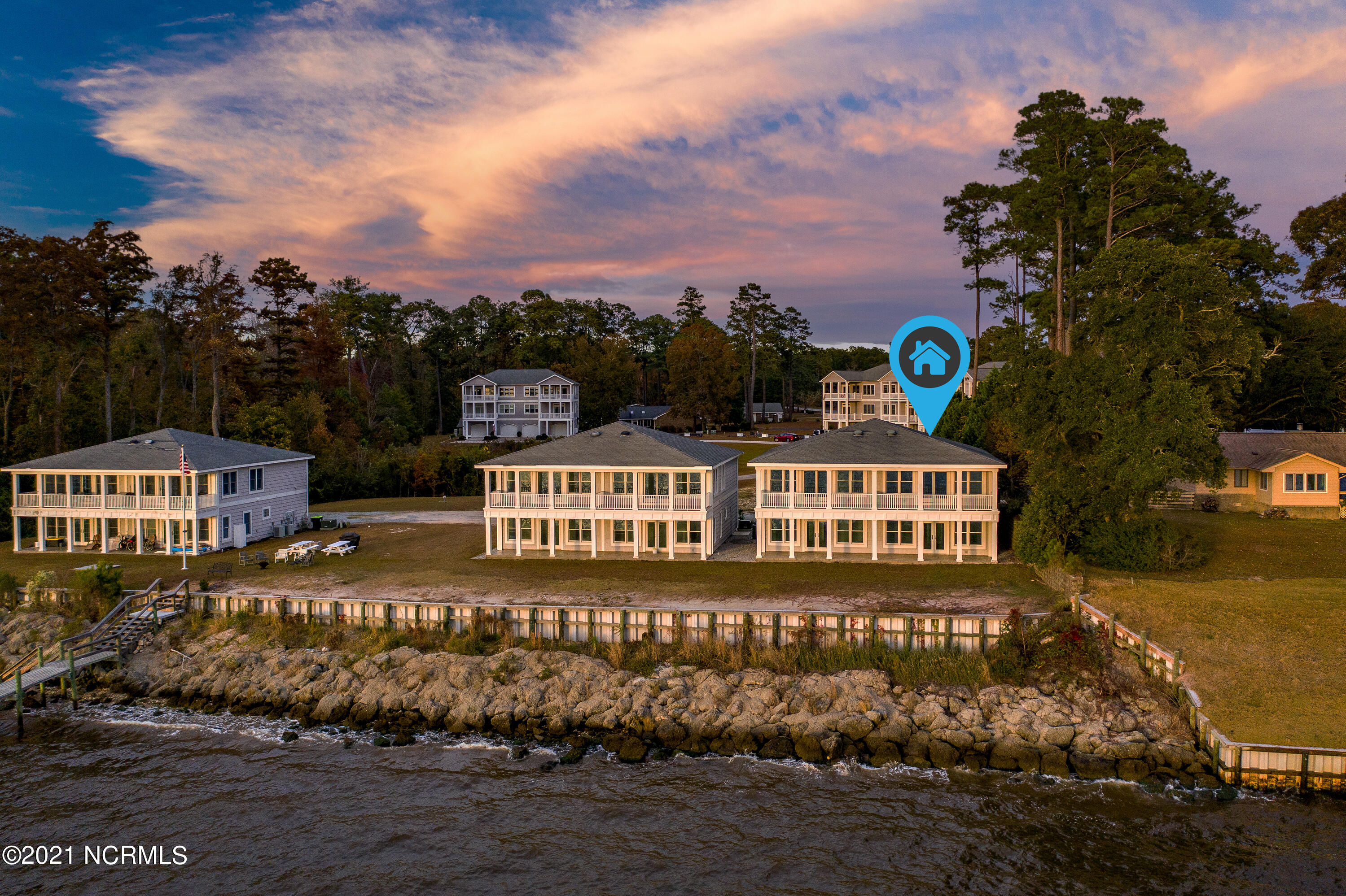 1129 Bennett Road, Unit 9A Minnesott Beach, NC 28510 - Photo 2 of 38 Chill Photo Aerial