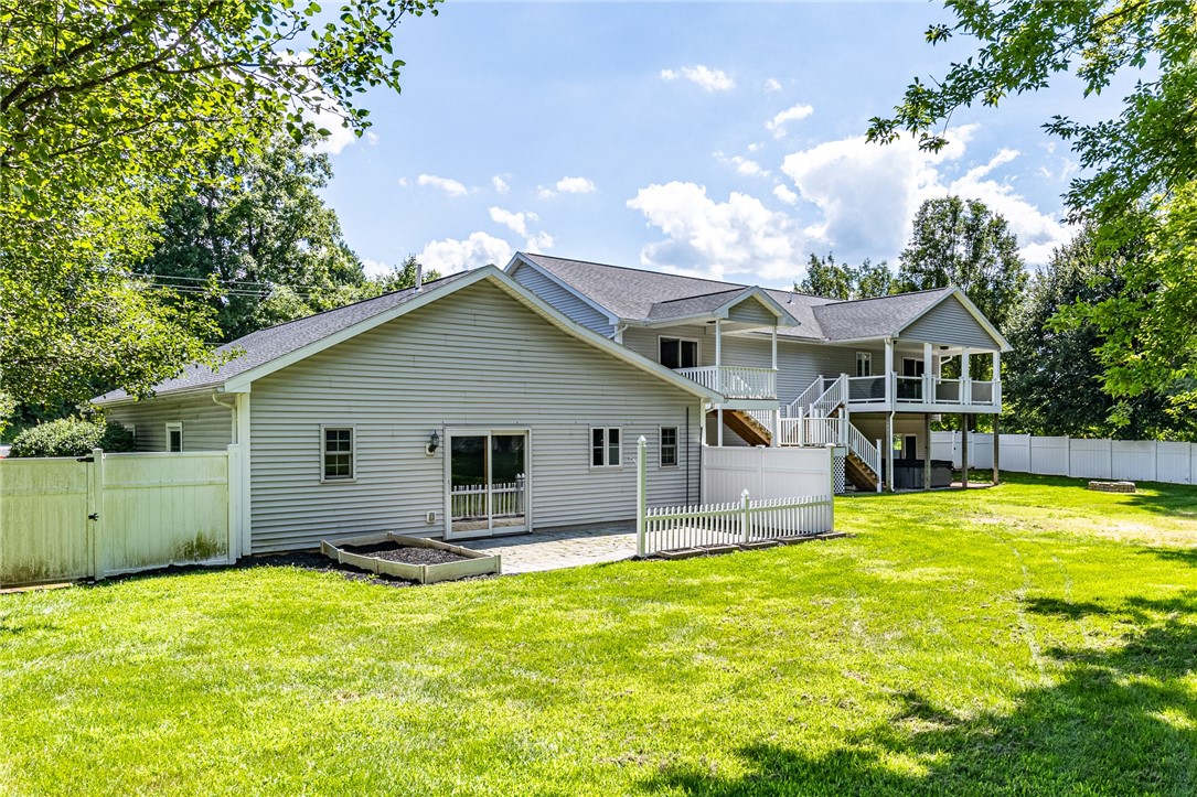 11 Plains Road Mendon, NY 14472 - Photo 48 of 50 Rear Elevation/Patio In-Law Suite