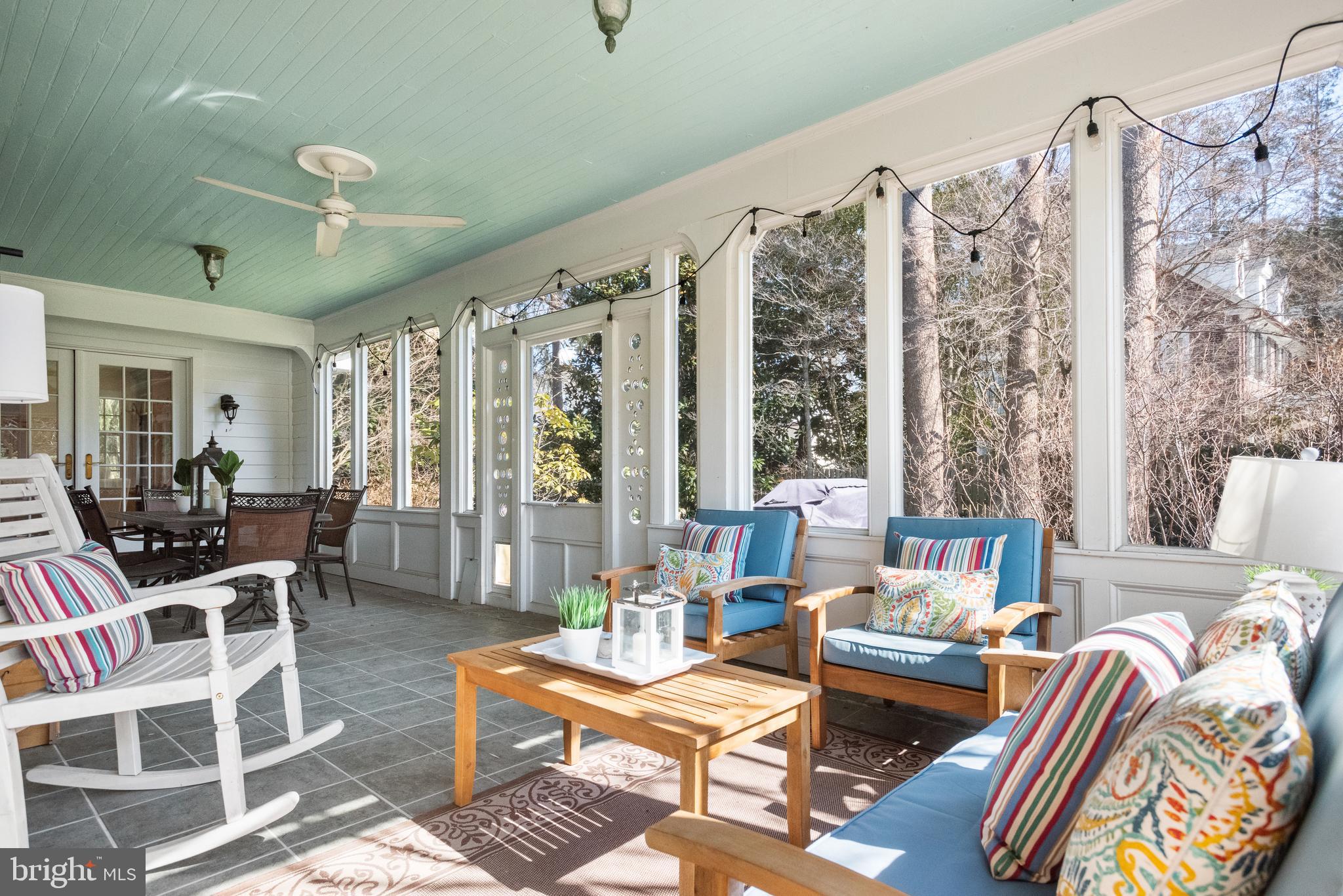 621 Pembroke Road Bryn Mawr, PA 19010 - Photo 11 of 58 Sun drenched, open and airy porch