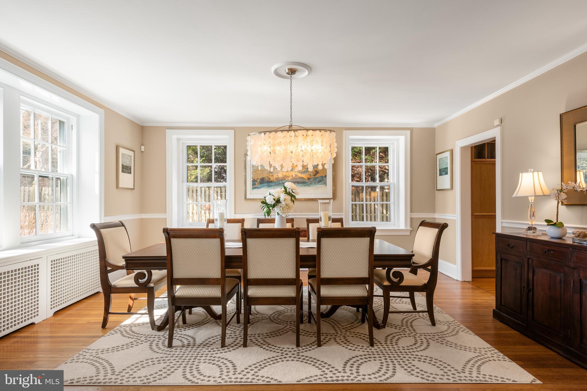 621 Pembroke Road Bryn Mawr, PA 19010 - Photo 17 of 58 Quiet grandeur the moment you sit down to dine
