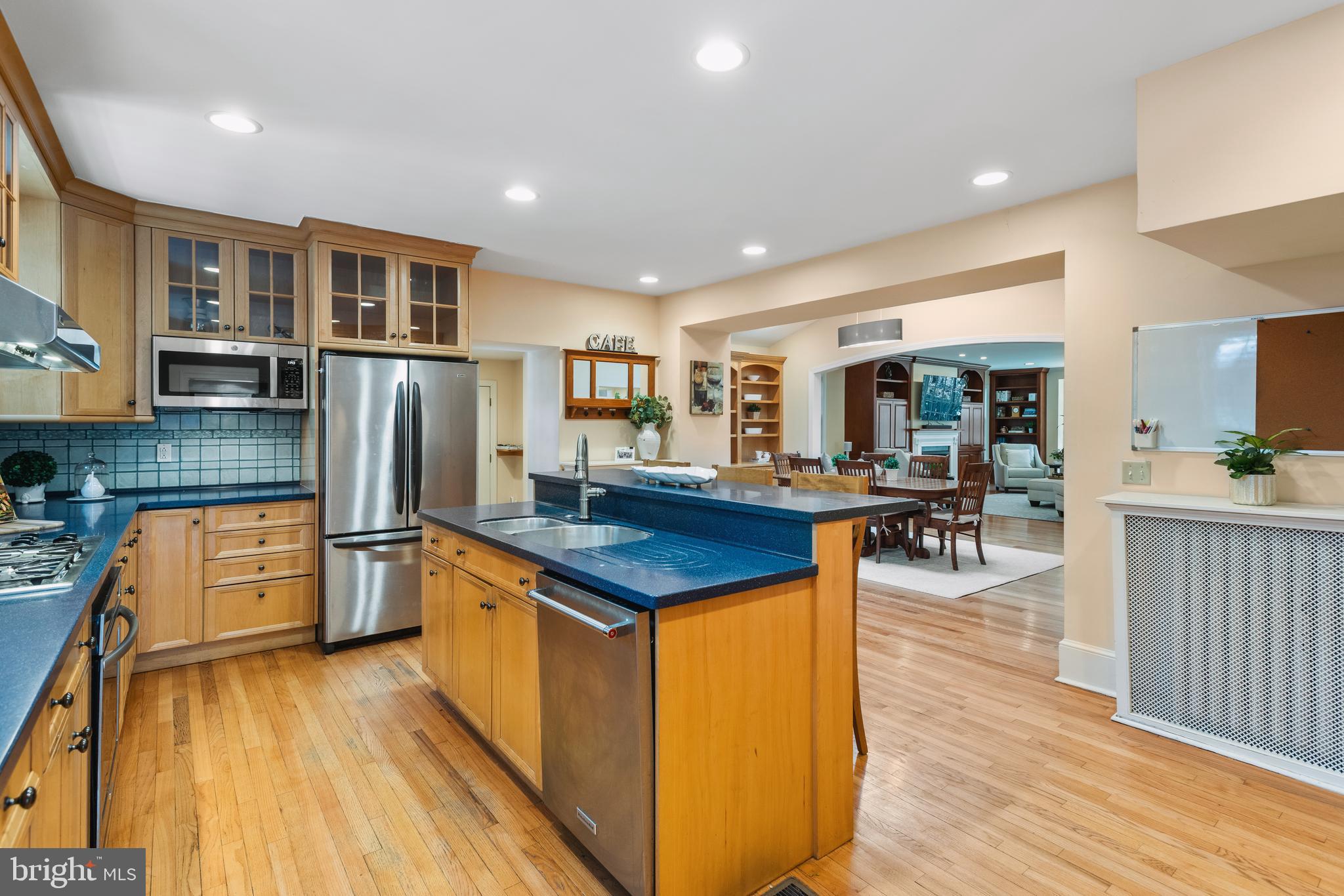 621 Pembroke Road Bryn Mawr, PA 19010 - Photo 19 of 58 Open kitchen flows to eat-in-area and family room