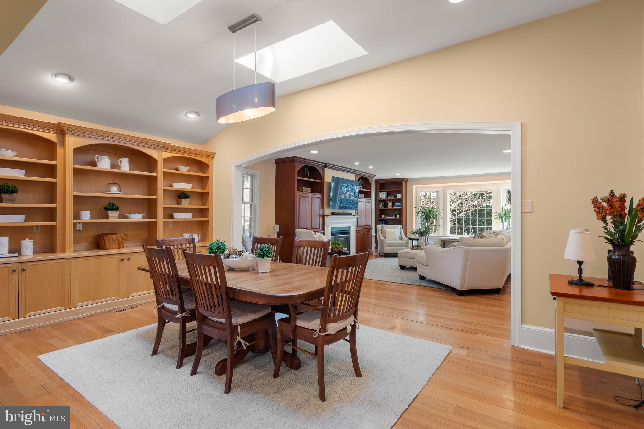 621 Pembroke Road Bryn Mawr, PA 19010 - Photo 24 of 58 Bookcase with open display shelves/cabinet storage