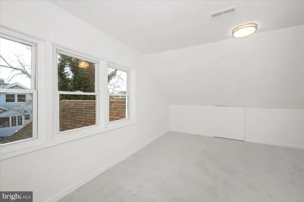 a view of an empty room