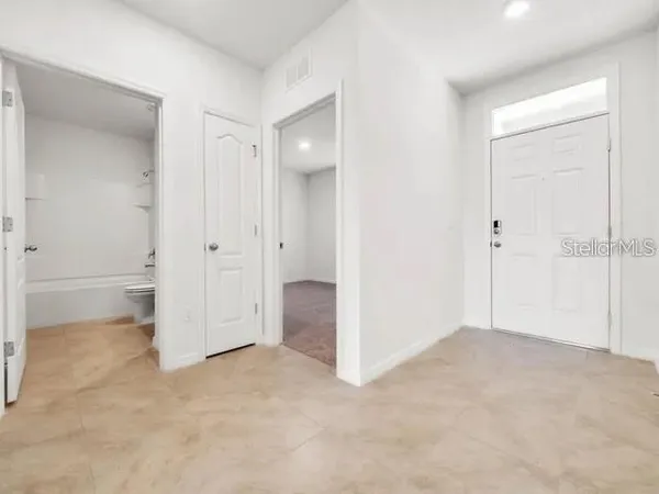 wooden view of an empty room