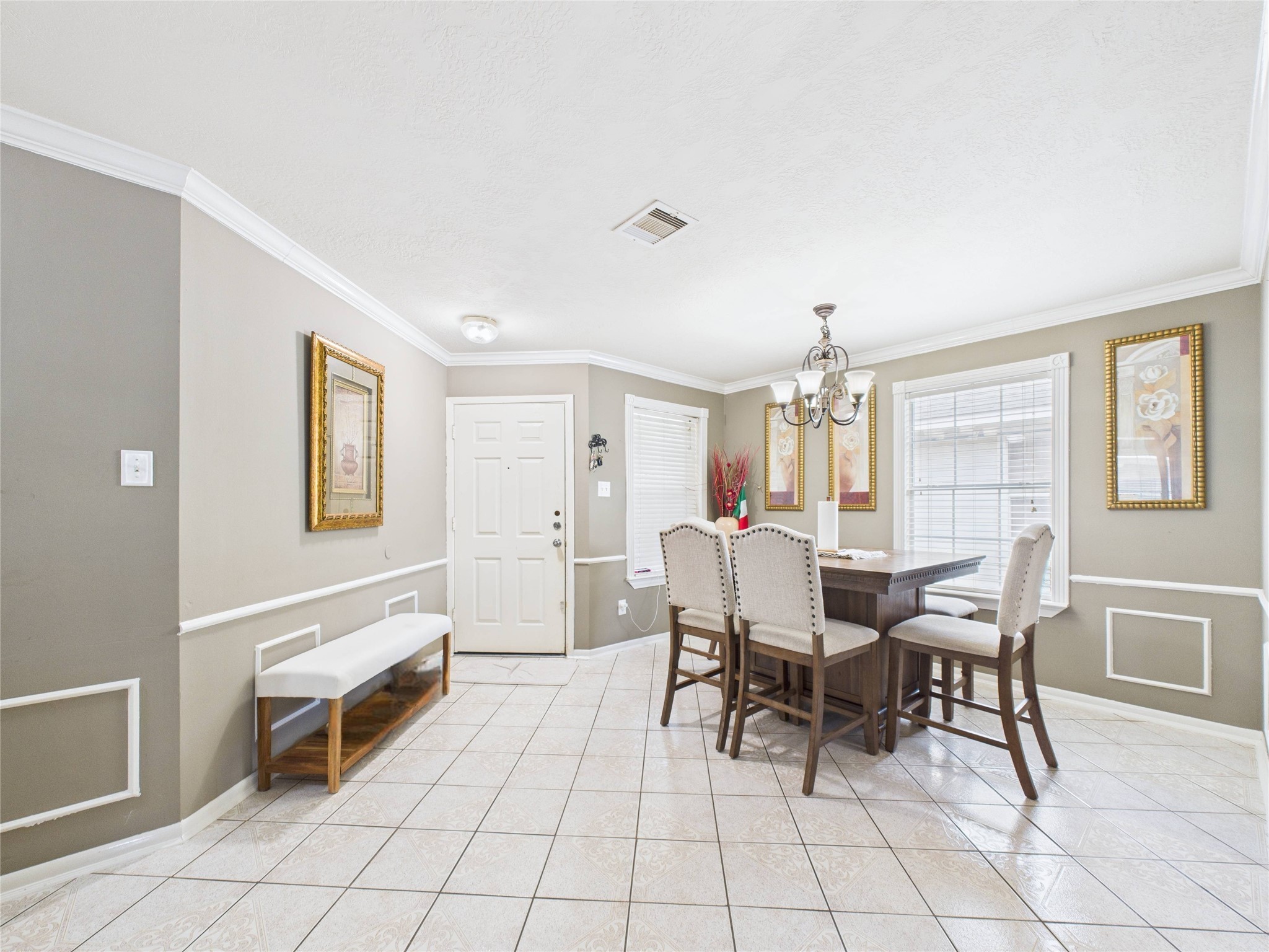 6618 Portlick Drive Katy, TX 77449 - Photo 14 of 40 Spacious entry and dining area filled with natural light.