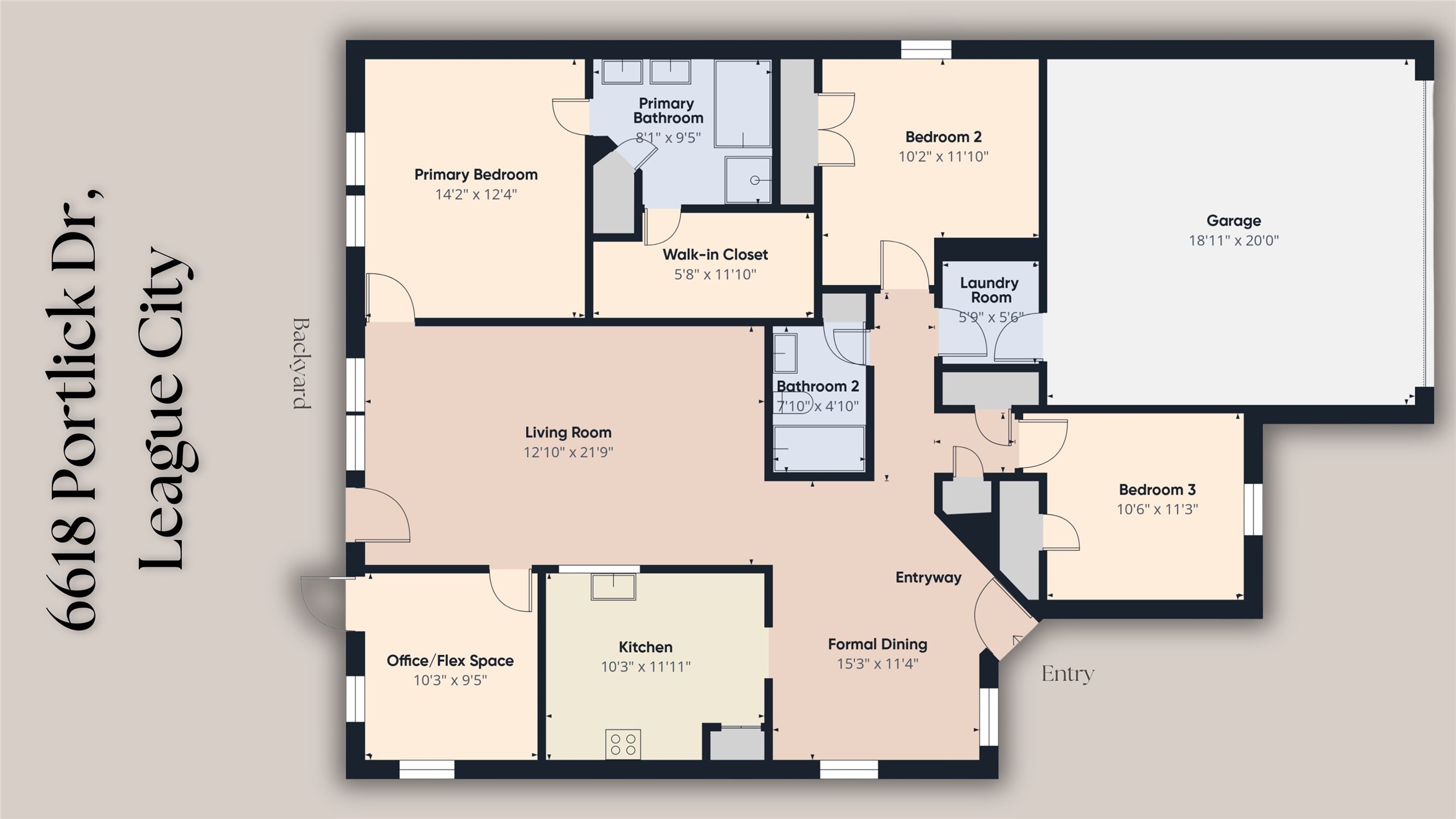 6618 Portlick Drive Katy, TX 77449 - Photo 40 of 40 Incredible floorplan
